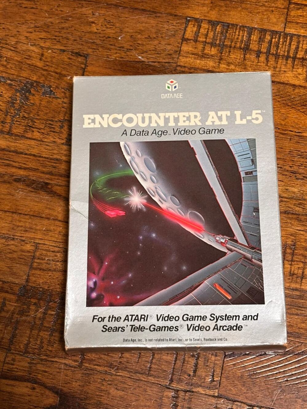 Vintage 1982 Encounter at L-5 Data Age Video Game Complete CIB for Atari Systems